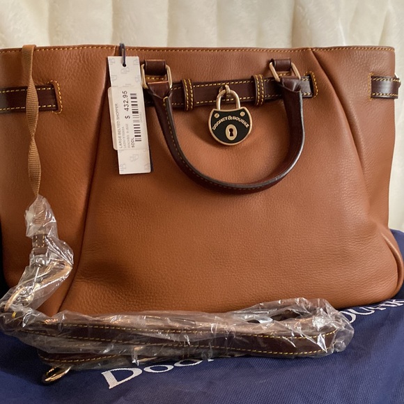 Dooney & Bourke Tan Leather Tote - Picture 2 of 12